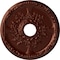 Ekena Millwork Antioch Ceiling Medallion (Fits Canopies up to 3 1/2"), 18"OD x 3 1/2"ID x 1 3/8"P, Antique Copper CM18SEACS - alternate 1